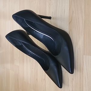 Stuart Weitzman High Heels pumps CURVIA NAPPA BLACK Leather Size 7.5